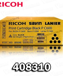 TONER RICOH 408310 NEGRO LANIER P C600 ORIGINAL