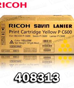 TONER RICOH 408313 YELLOW LANIER P C600 ORIGINAL