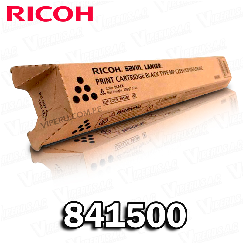 TONER RICOH 841500 BLACK AFICIO MP C2550 ORIGINAL