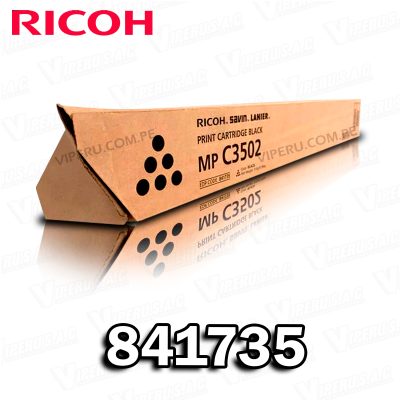 TONER RICOH 841735 AFICIO C3502 NEGRO ORIGINAL