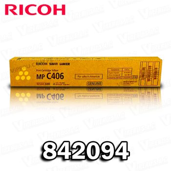 TONER RICOH 842094 YELLOW MP C307 ORIGINAL