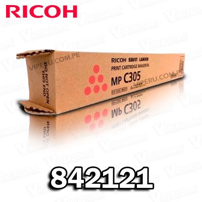 TONER RICOH 842121 MP C305 MAGENTA ORIGINAL