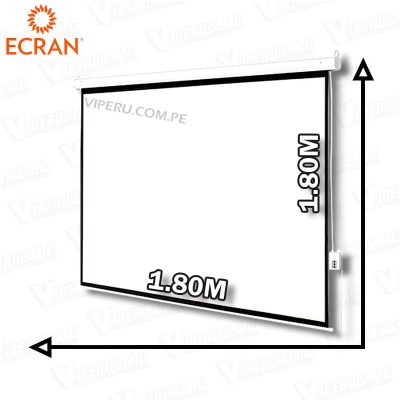 ECRAN ELECTRICO 1.80M X 1.80M ANTIREFLEX ORIGINAL