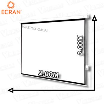 ECRAN ELECTRICO 2.00M X 2.00M ANTIREFLEX ORIGINAL