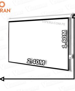 ECRAN ELECTRICO 2.40M X 1.80M con Motor Tubular