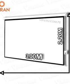 ECRAN ELECTRICO 3.00M X 2.20M con Motor Tubular