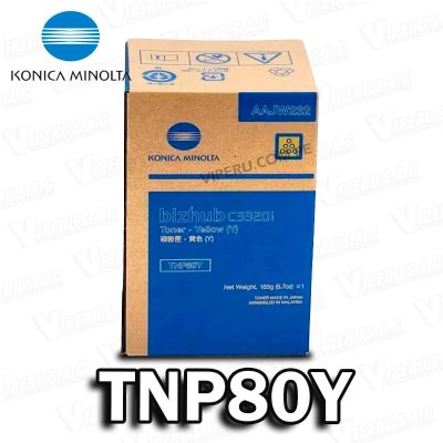 TONER KONICA MINOLTA TNP80Y BIZHUB C3320I ORIGINAL