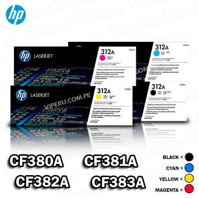 TONERS HP 312A PARA IMPRESORA LASERJET PRO M476DW ORIGINAL