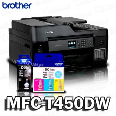 Impresora MFC-T4500DW BROTHER Multifuncional BTD60BK 35PPM