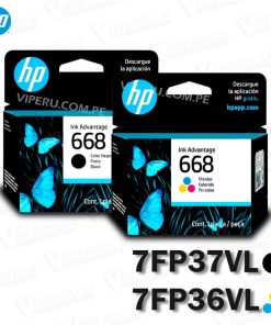 KIT DE TINTA HP 668 BLACK (7FP37VL) DESKJET ORIGINAL
