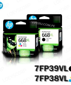 KIT DE TINTA HP 668XL BLACK DESKJET ORIGINAL