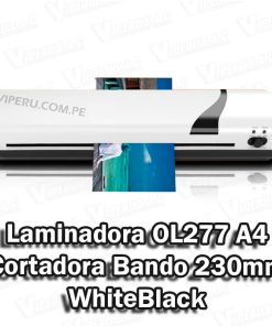 Laminadora OL277 A4 Cortadora Bando 230mm WhiteBlack