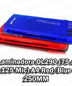 Laminadora OL290 (75 a 125 Mic) A4 RedBlue 250MM