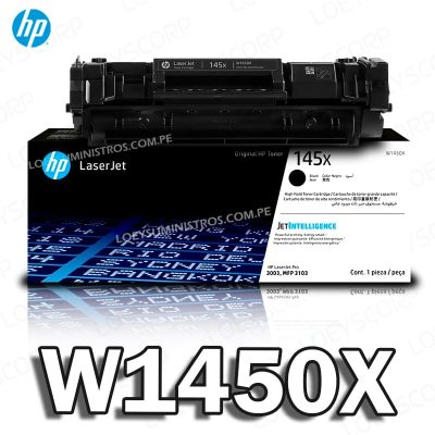 Toner HP 145X (W1450X) Black LaserJet 3003DW Original