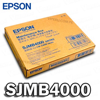 Caja de Mantenimiento EPSON SJMB4000 ColorWorks CW-C4000