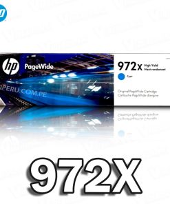 Cartucho HP 972X Cyan PageWide 477DW Original