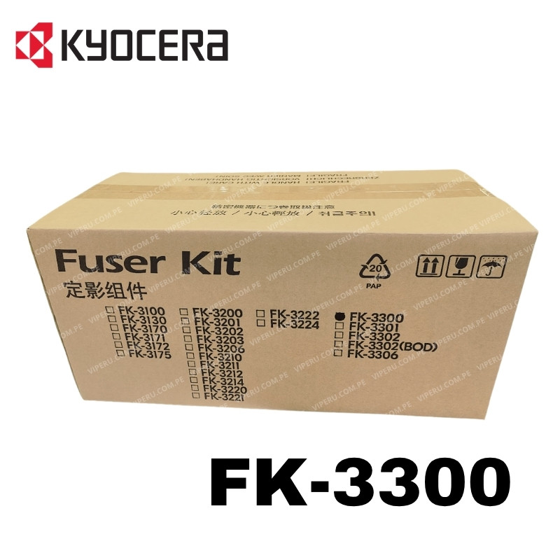 FK-3300 Kyocera – Unidad Fusora Original 220V | 500,000 Páginas