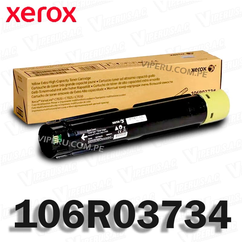 TONER XEROX 106R03734 YELLOW C7025 VERSALINK ORIGINAL