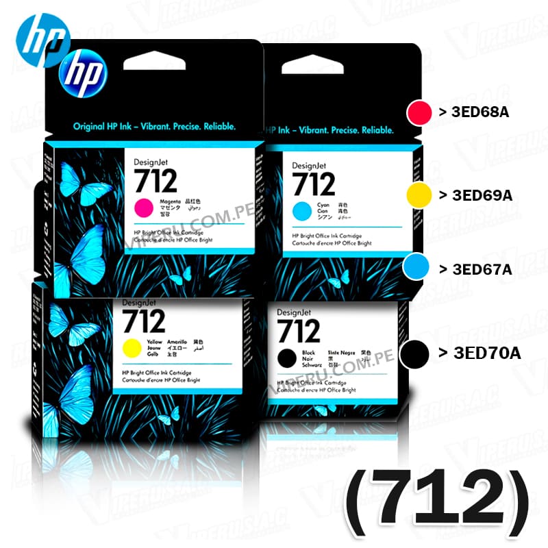 Cartucho HP DesignJet para impresora T630 Colores