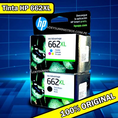 Tinta HP 662XL Negro + Color DeskJet Ink 2546 Original