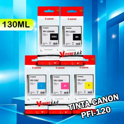 KIT DE TINTAS CANON PFI-120 TM-205 130ML