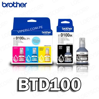 PACK BTD100 BROTHER COLOR Y NEGRA DCP-T530DW 12,500KPG