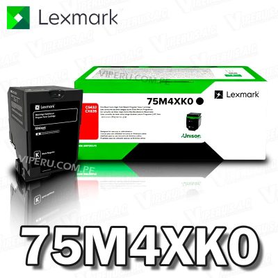 TONER LEXMARK 75M4XK0 BLACK CS632DWE 20,000KPG