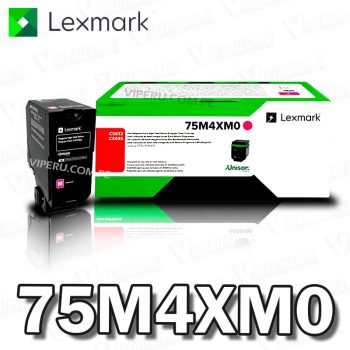 TONER LEXMARK 75M4XM0 MAGENTA CS632DWE 11,700KPG