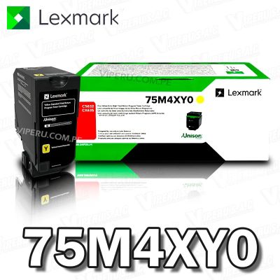 TONER LEXMARK 75M4XY0 YELLOW CS632DWE 11,700KPG