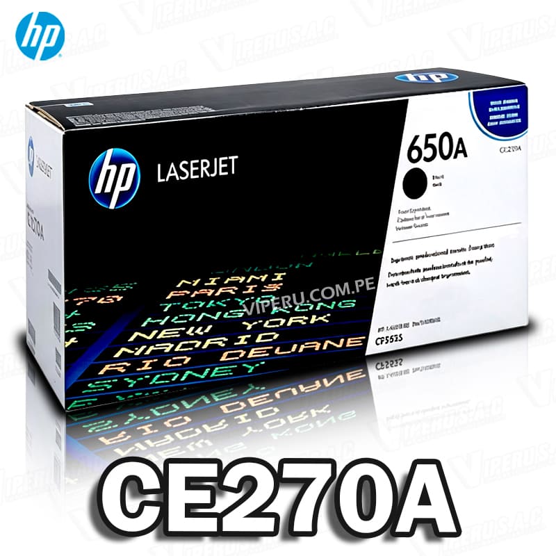 Toner HP 650A (CE270A) Black Enterprise M750DN 13,500KPG
