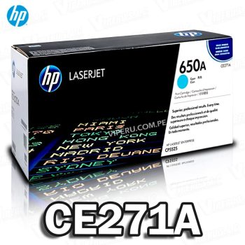 Toner HP 650A (CE271A) Cyan Enterprise M750DN 15,000KPG