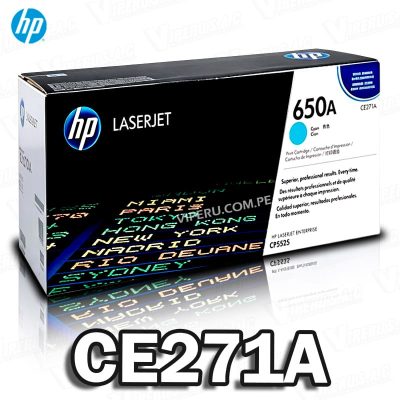 Toner HP 650A (CE271A) Cyan Enterprise M750DN 15,000KPG